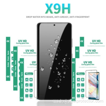 X9H HD Clear UV menyembuhkan filem perlindungan skrin